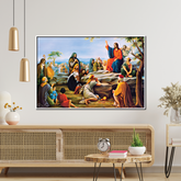Savior Jesus Canvas Printed Wall Paintings for Living Room, Meditation Room, Bedroom, Churches, Hospitals